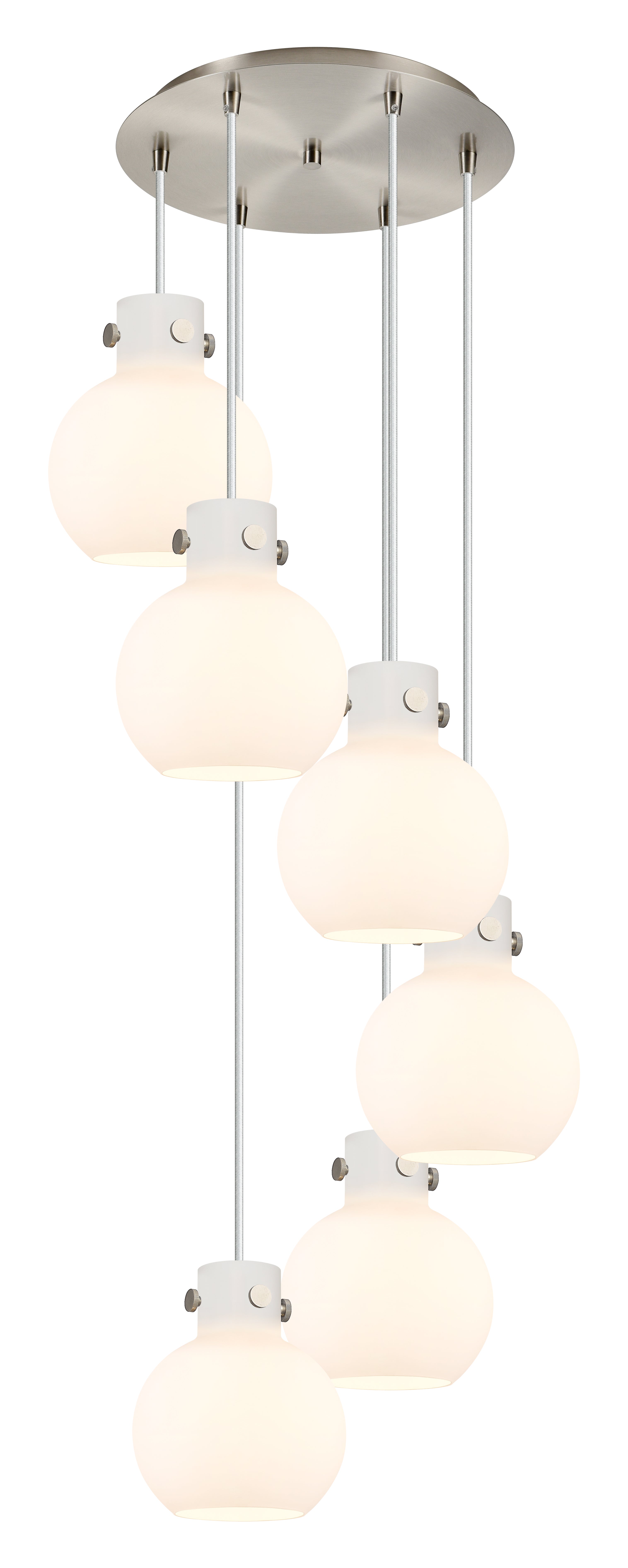 Downtown Urban Multi Pendant Brushed Brass