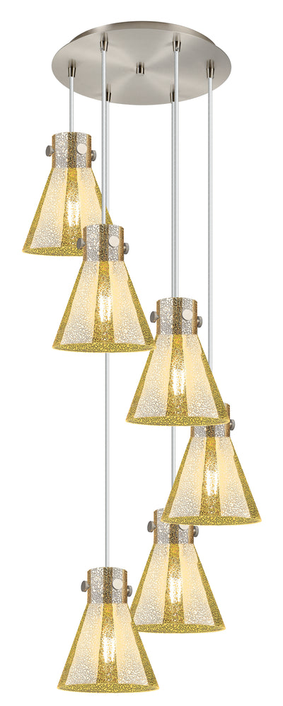 Downtown Urban Multi Pendant Brass Finish