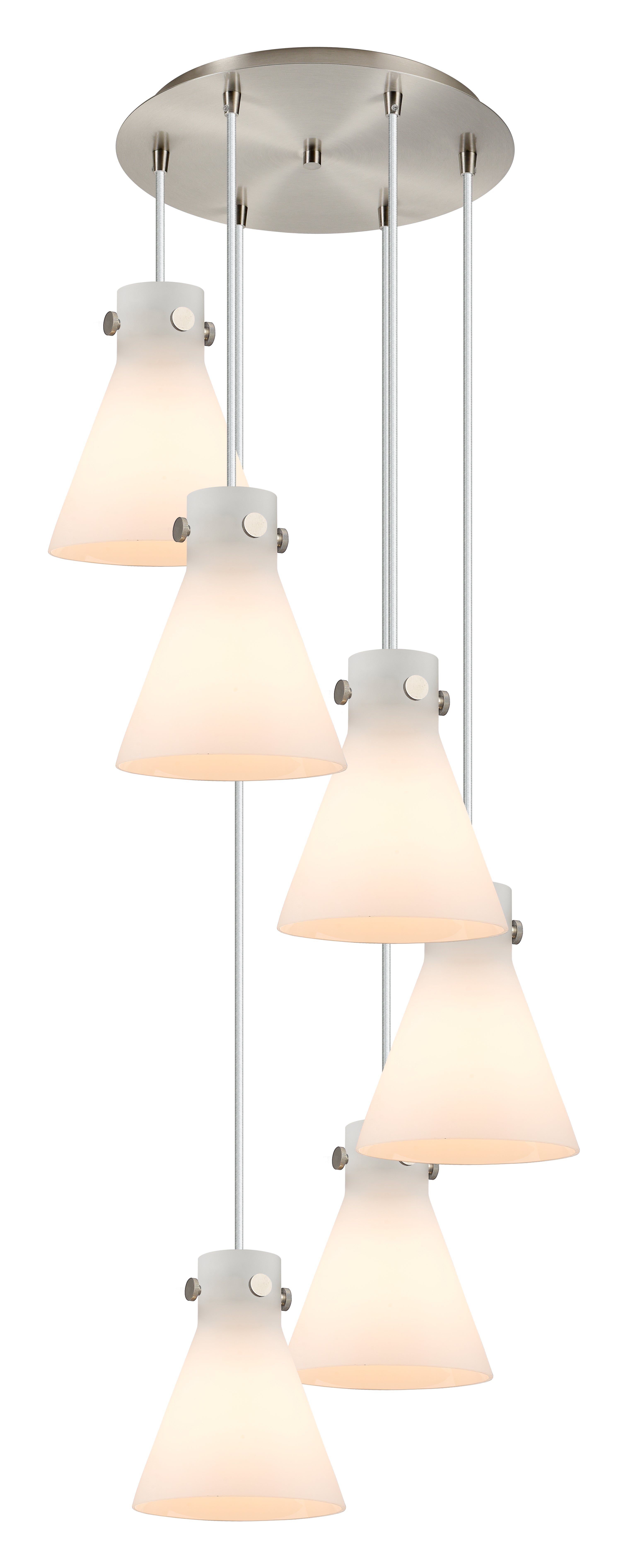 Downtown Urban Multi Pendant Brass Finish