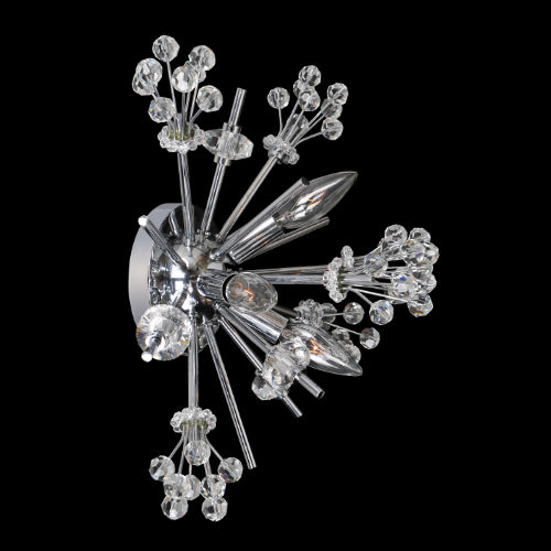 13'' Constellation 3 Light Chrome Wall Sconce