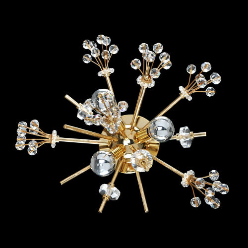 13'' Constellation 3 Light 18k Gold Wall Sconce