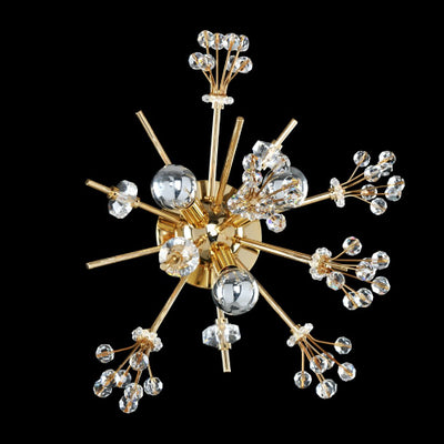 13'' Constellation 3 Light 18k Gold Wall Sconce