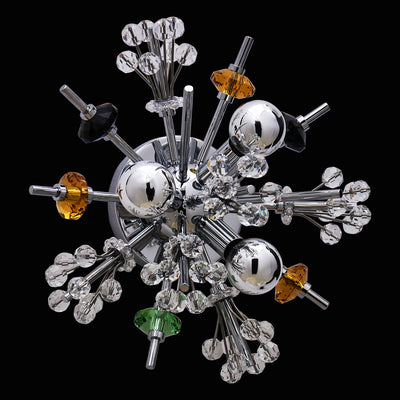 13'' Constellation Colorata 3 Light Chrome Wall Sconce