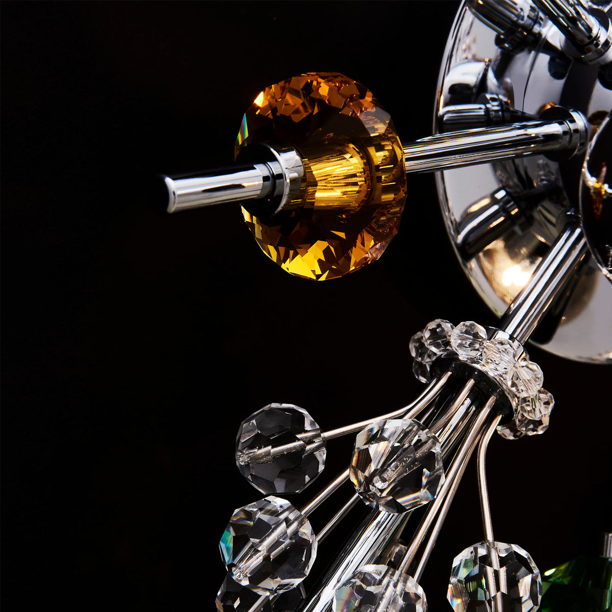 13'' Constellation Colorata 3 Light Chrome Wall Sconce