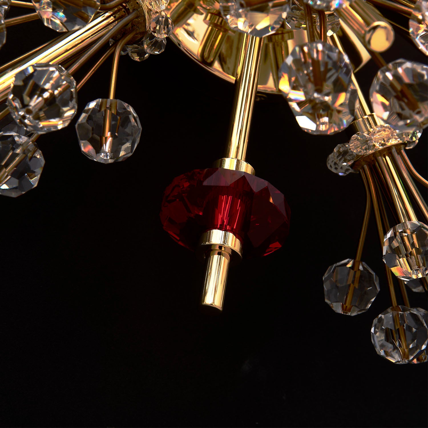 13'' Constellation Colorata 3 Light 18k Gold Wall Sconce