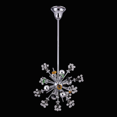 13'' Constellation Colorata 6 Light Chrome Pendant