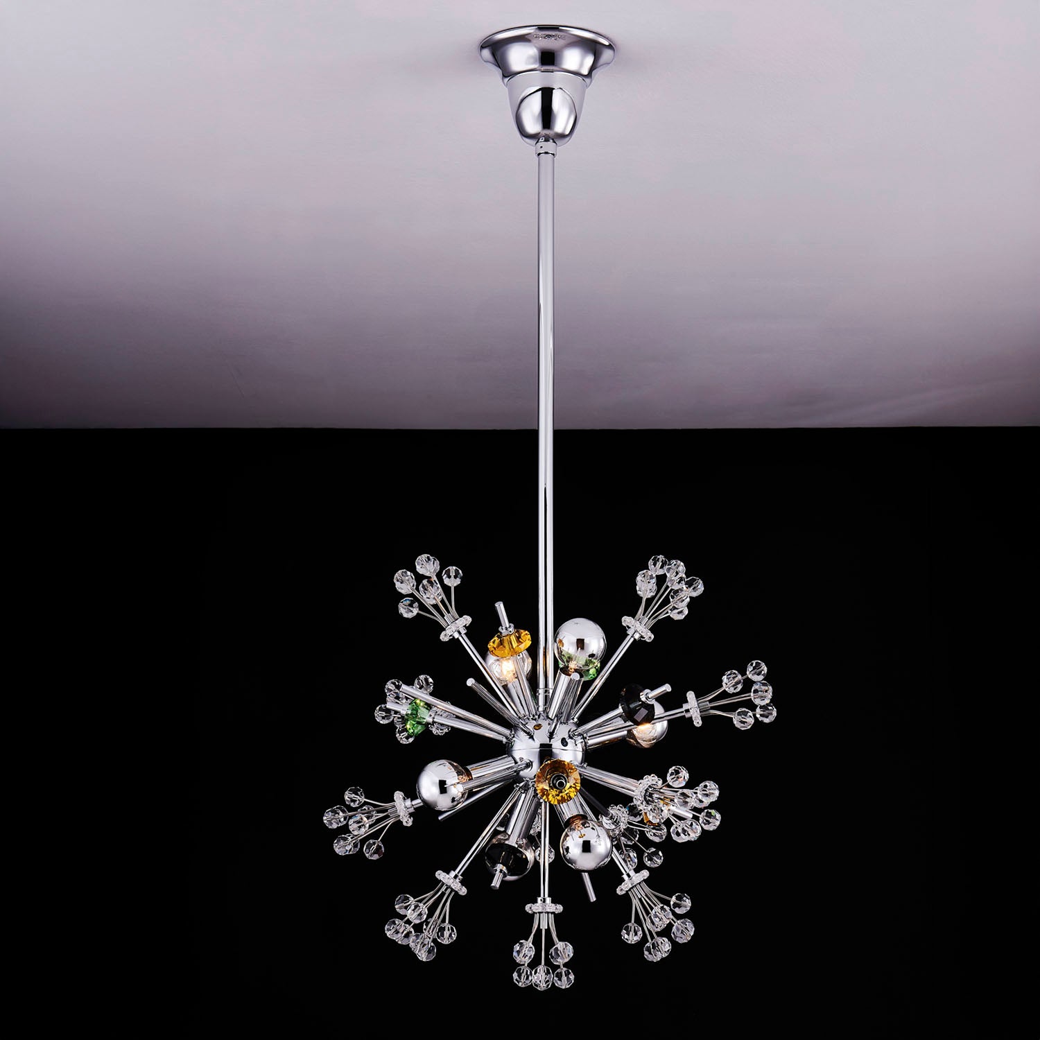 13'' Constellation Colorata 6 Light Chrome Pendant