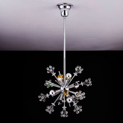 13'' Constellation Colorata 6 Light Chrome Pendant