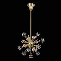 13'' Constellation Colorata 6 Light 18k Gold Pendant