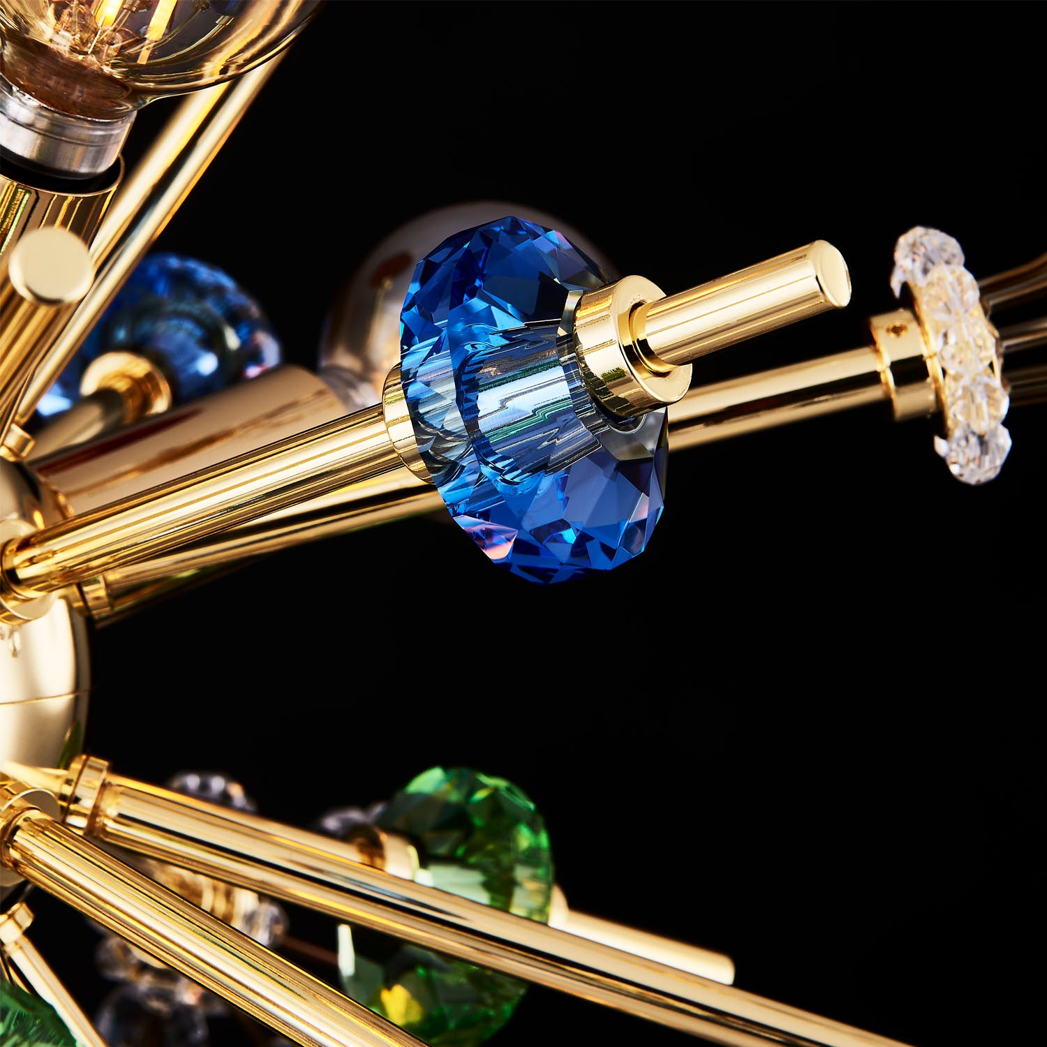 13'' Constellation Colorata 6 Light 18k Gold Pendant