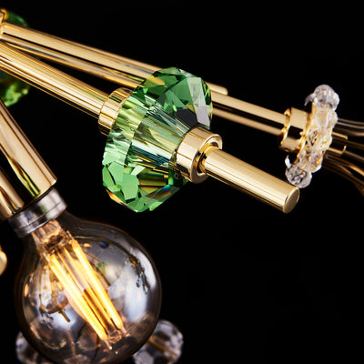 13'' Constellation Colorata 6 Light 18k Gold Pendant