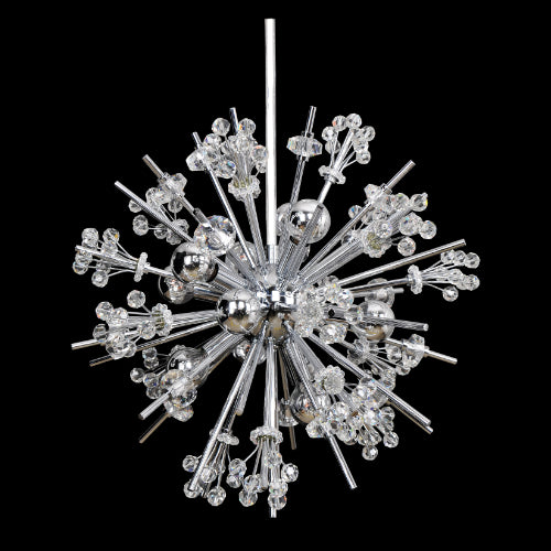 30'' Constellation 10 Light Chrome Pendant