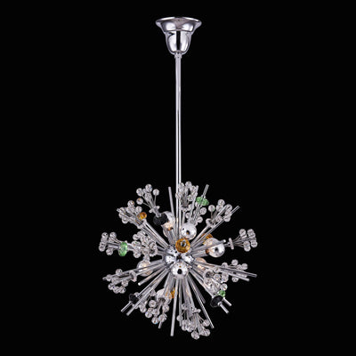 19'' Constellation Colorata 10 Light Chrome Pendant