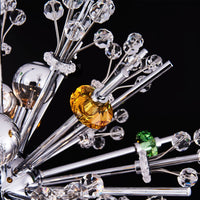 19'' Constellation Colorata 10 Light Chrome Pendant