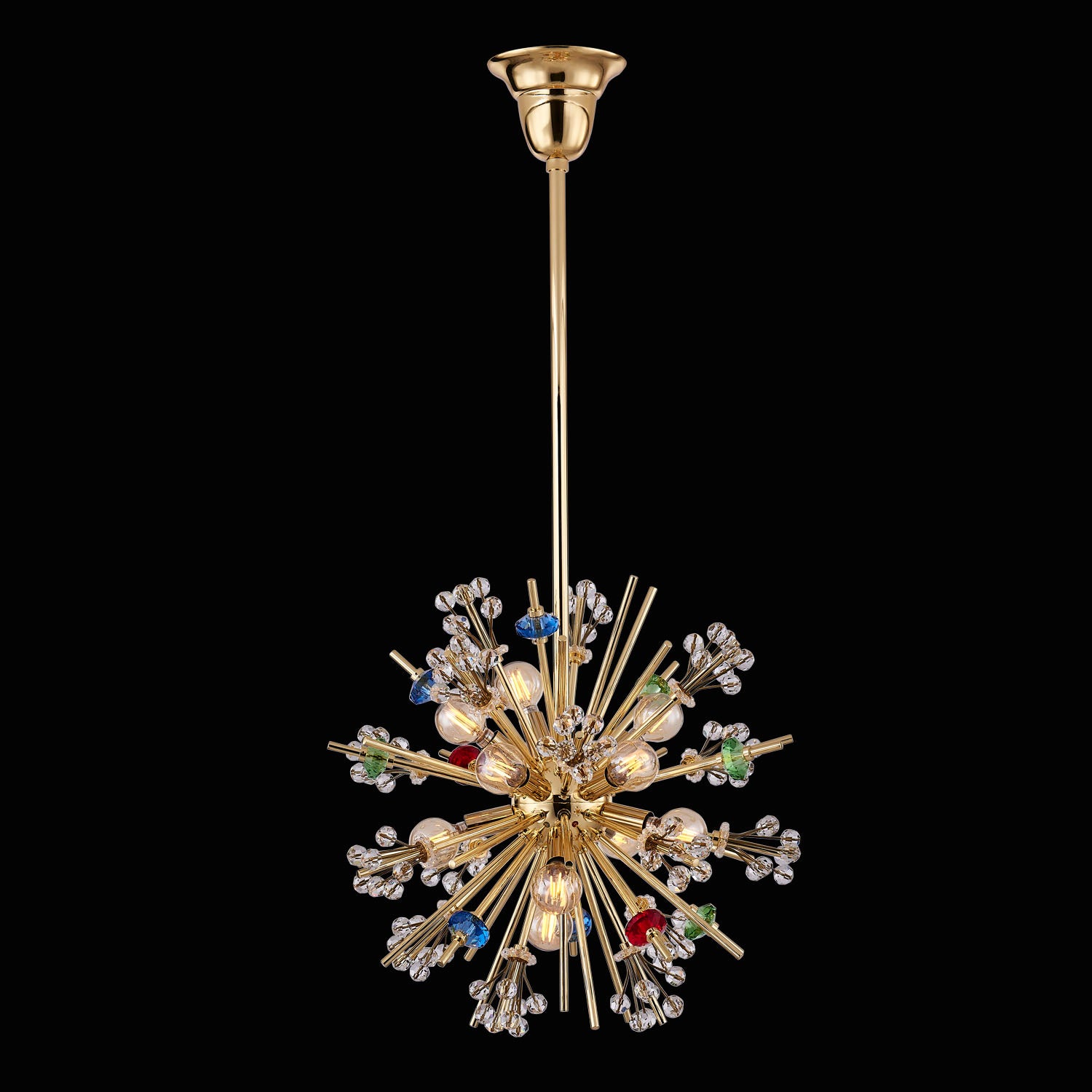 19'' Constellation Colorata 10 Light 18k Gold Pendant