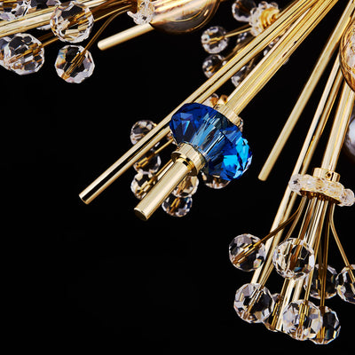 19'' Constellation Colorata 10 Light 18k Gold Pendant