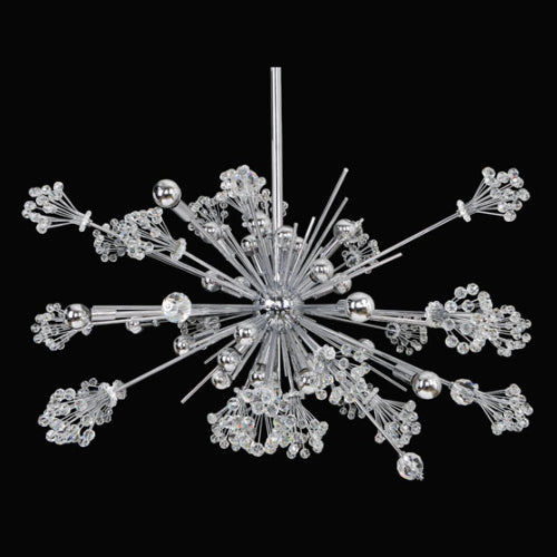 39'' Constellation 30 Light Chrome Pendant