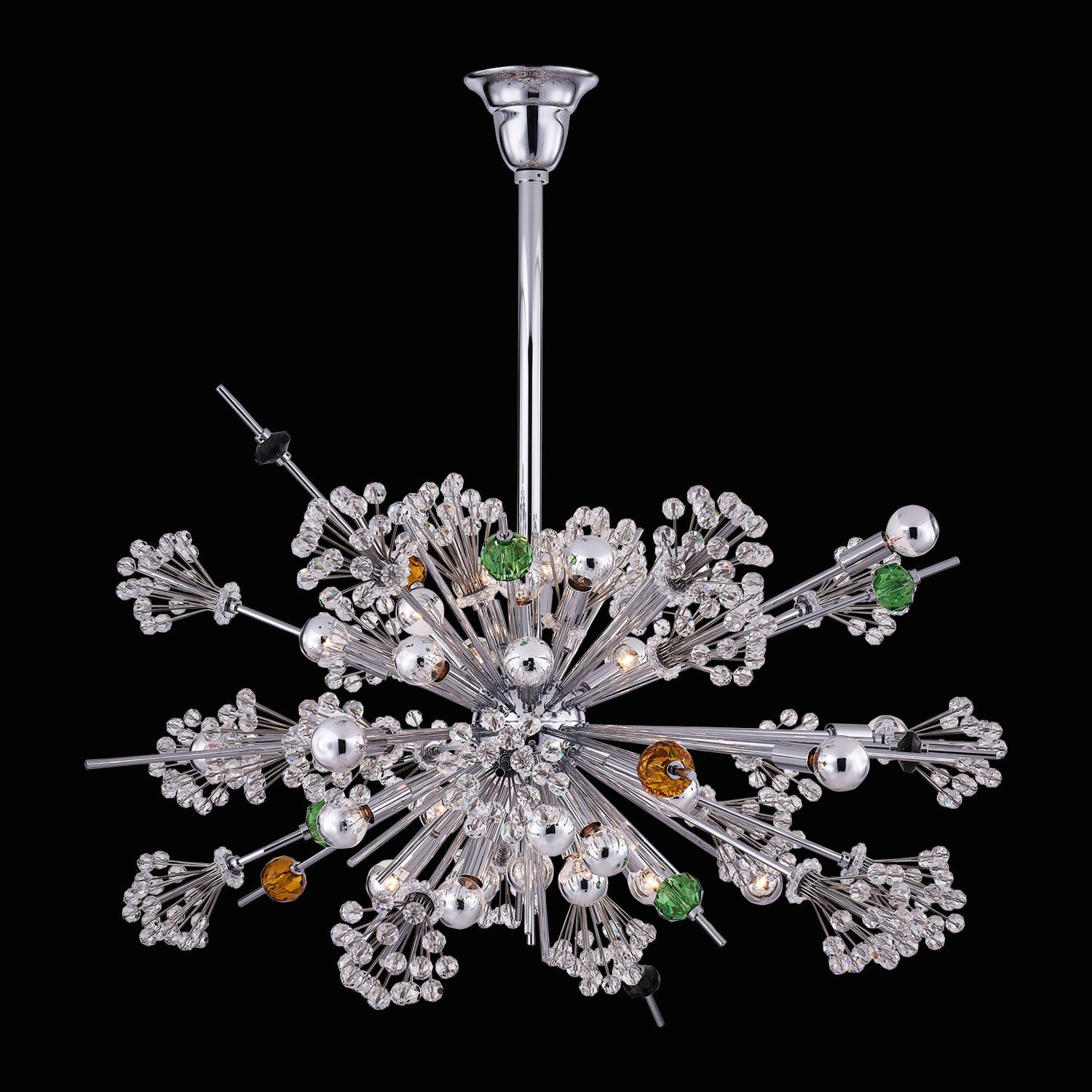 27'' Constellation Colorata 30 Light Chrome Chandelier