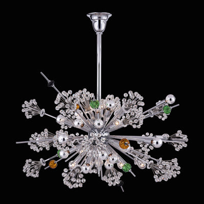 27'' Constellation Colorata 30 Light Chrome Chandelier