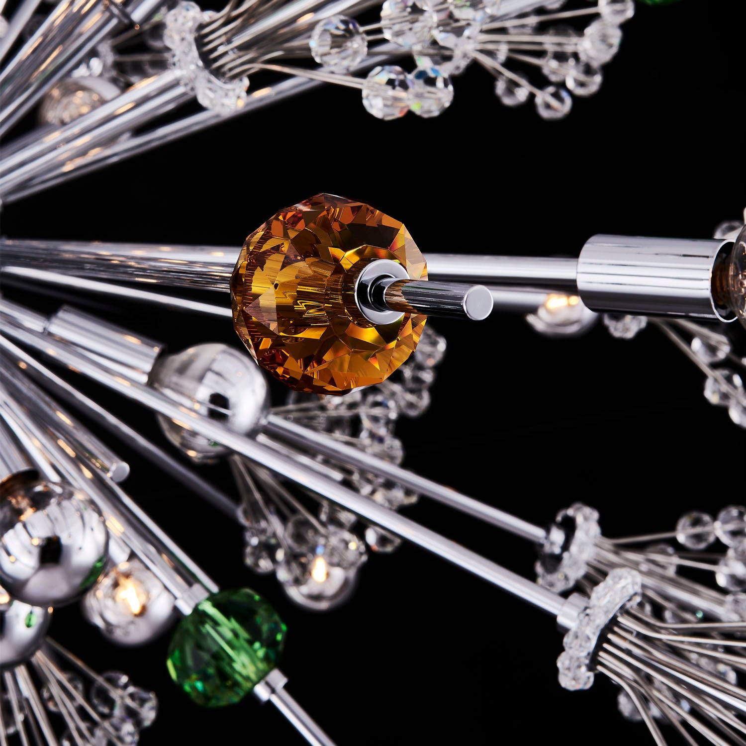 27'' Constellation Colorata 30 Light Chrome Chandelier