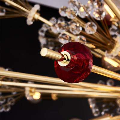 27'' Constellation Colorata 30 Light 18k Gold Chandelier