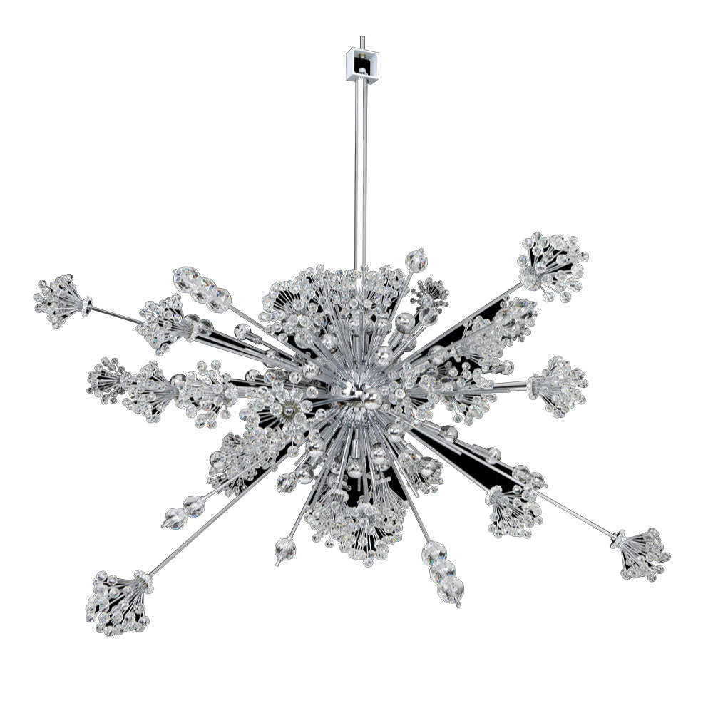 39'' Constellation 30 Light Chrome Chandelier