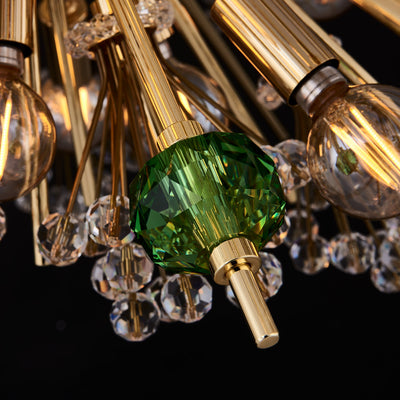 39'' Constellation Colorata 30 Light 18k Gold Chandelier