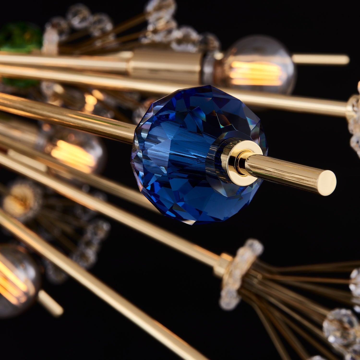 39'' Constellation Colorata 30 Light 18k Gold Chandelier