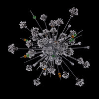 29'' Constellation Colorata 46 Light Chrome Chandelier