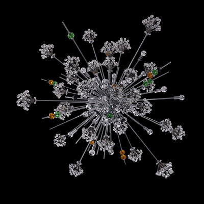29'' Constellation Colorata 46 Light Chrome Chandelier
