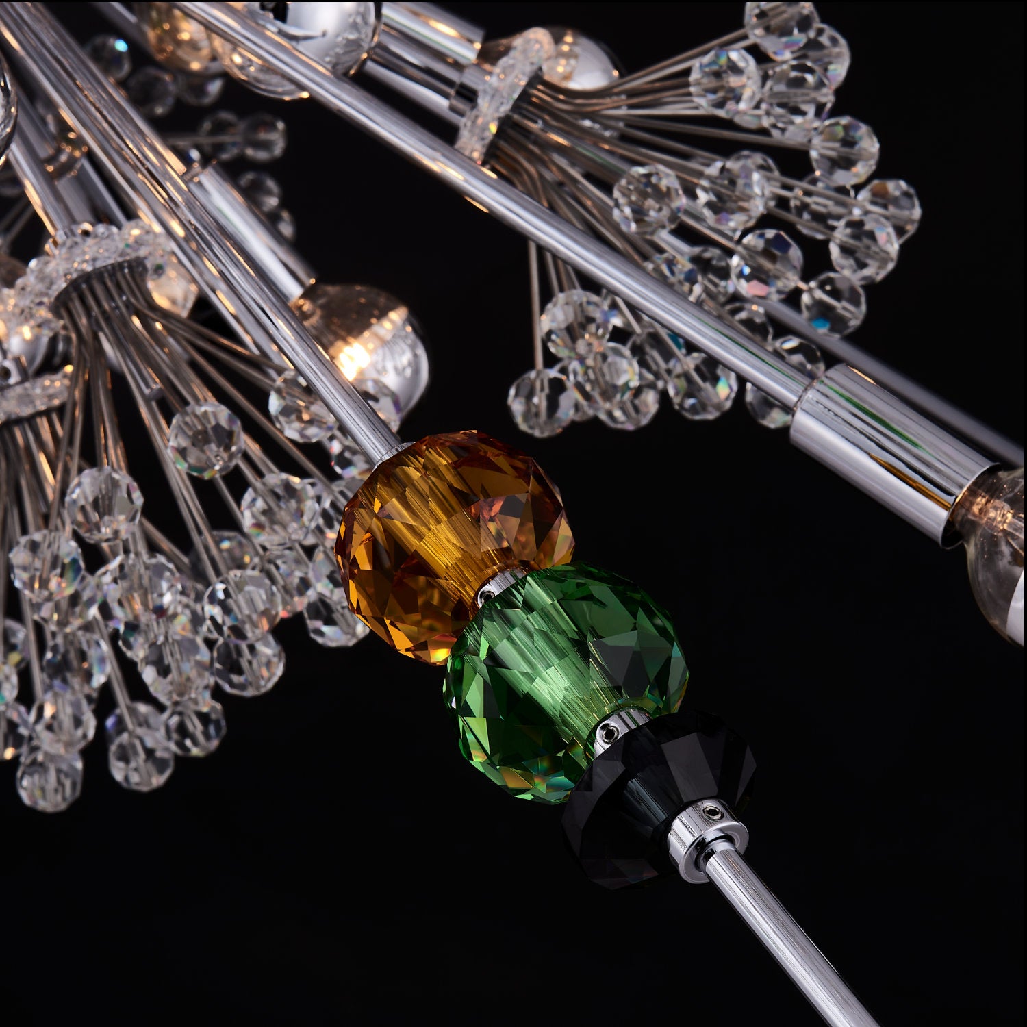 29'' Constellation Colorata 46 Light Chrome Chandelier