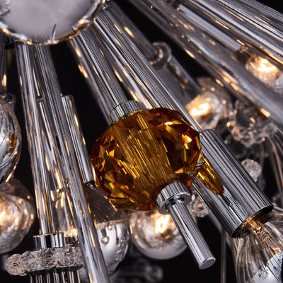 29'' Constellation Colorata 46 Light Chrome Chandelier
