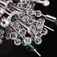 60'' Constellation Colorata 50 Light Chrome Tiered Chandelier