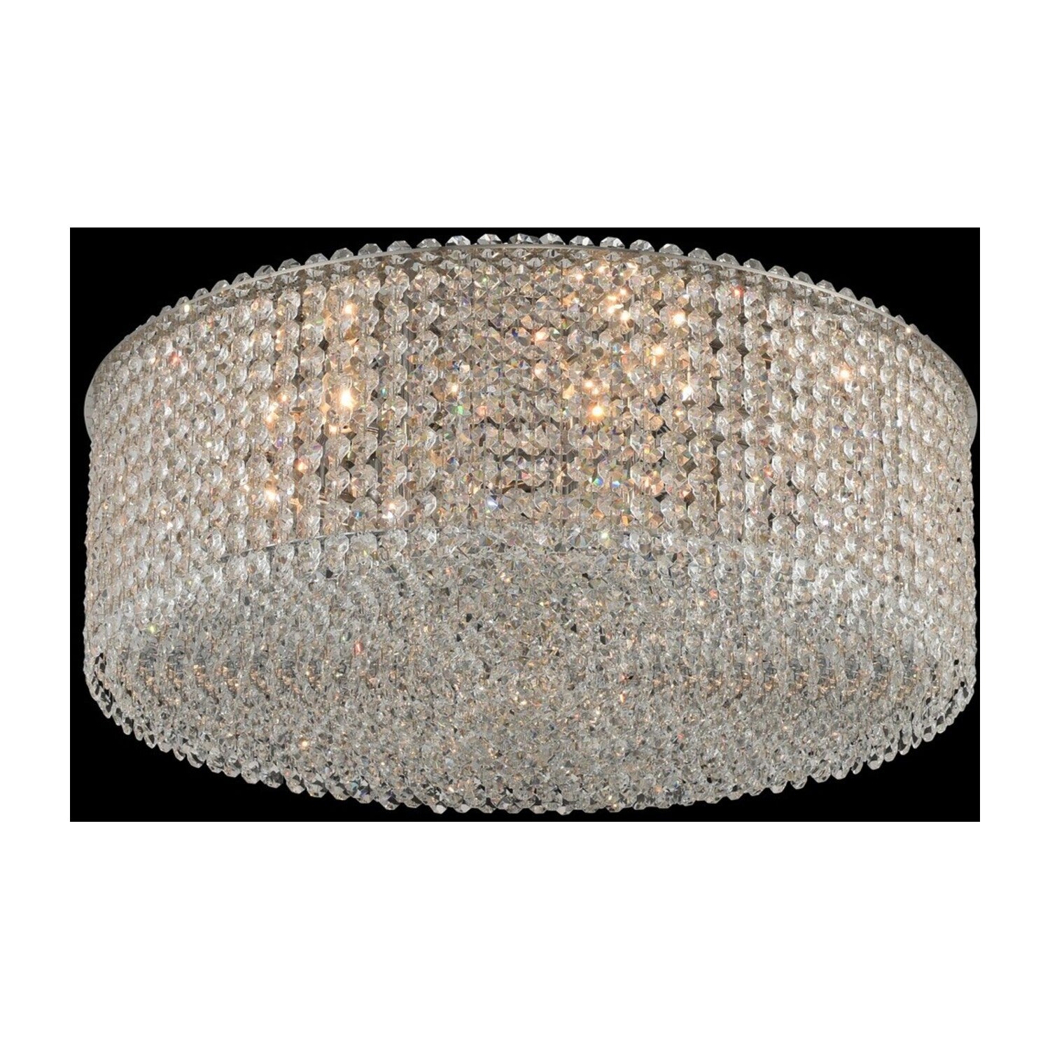 8'' Milieu Metro 8 Light Chrome Flush Mount