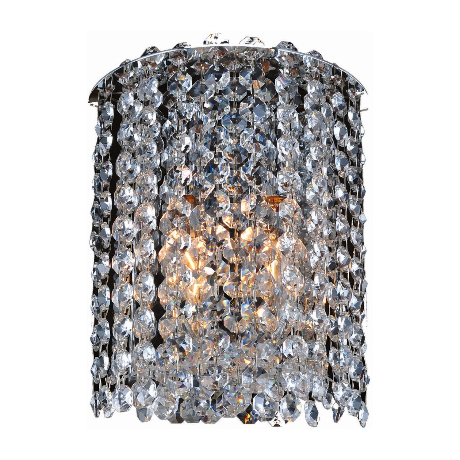 7'' Milieu Metro 2 Light Chrome Wall Sconce