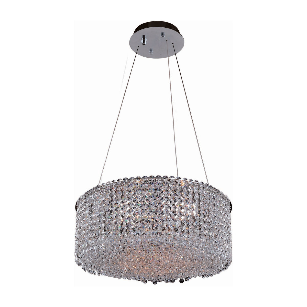 79'' Milieu Metro 8 Light Chrome Chandelier