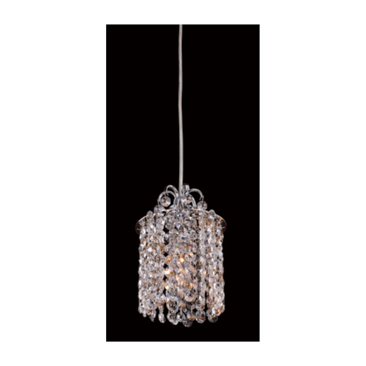 12'' Milieu Mini Pendant 1 Light Chrome Pendant