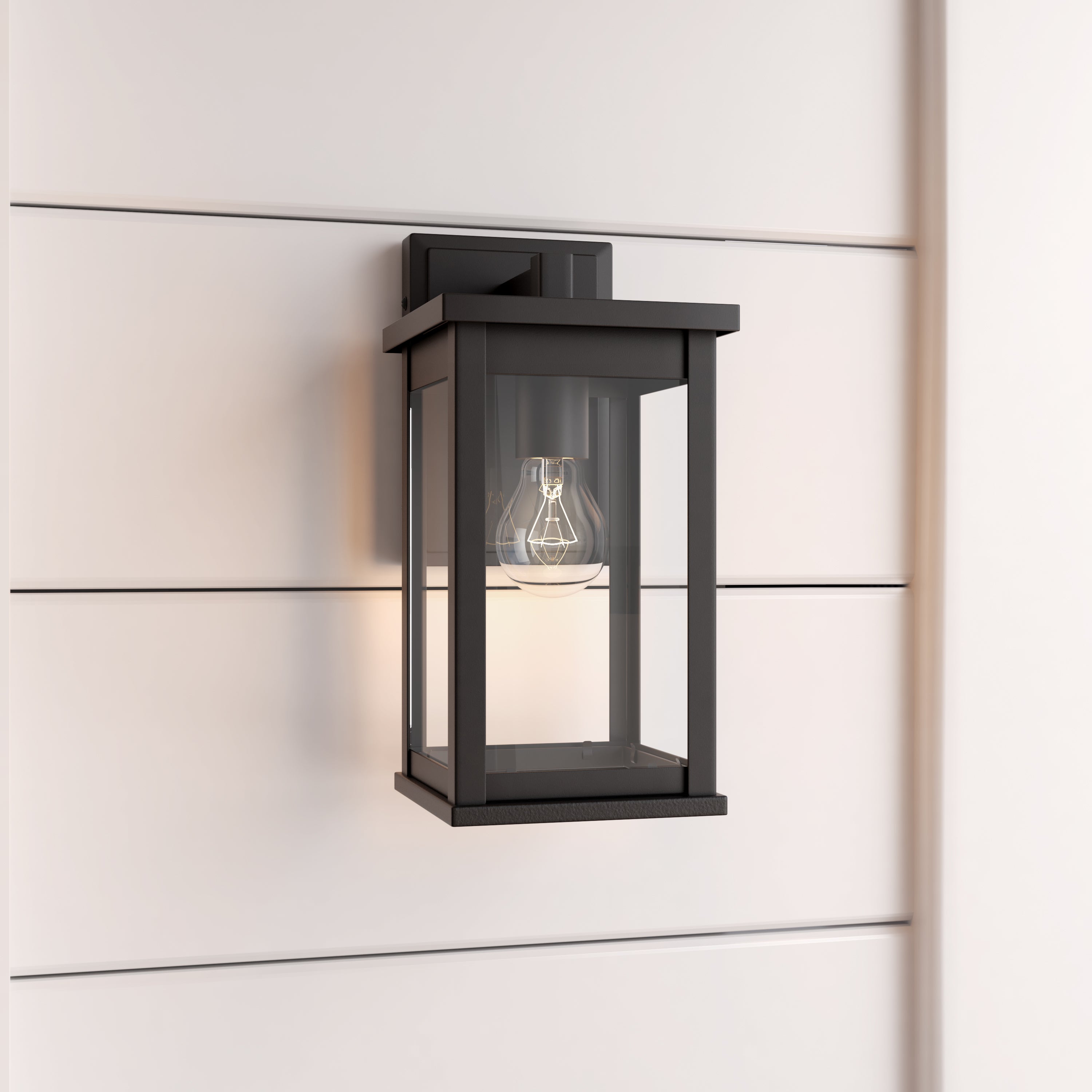 5.75'' Bowton Powder Coated Black 1 Light Wall Sconce
