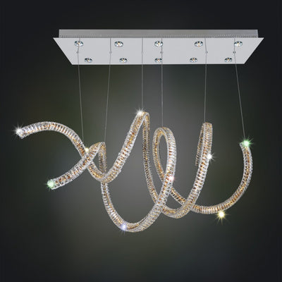 24'' Ravina 1 Light Chrome Chandelier