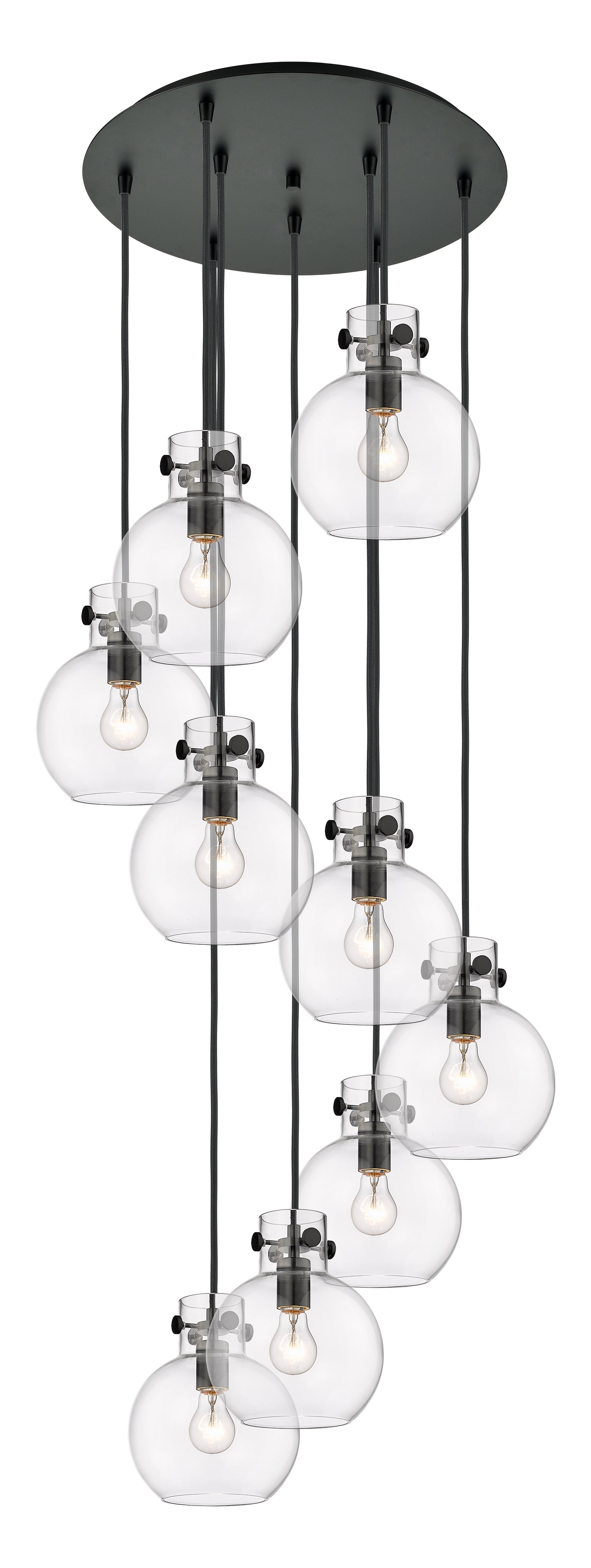 Downtown Urban Multi Pendant Brushed Brass
