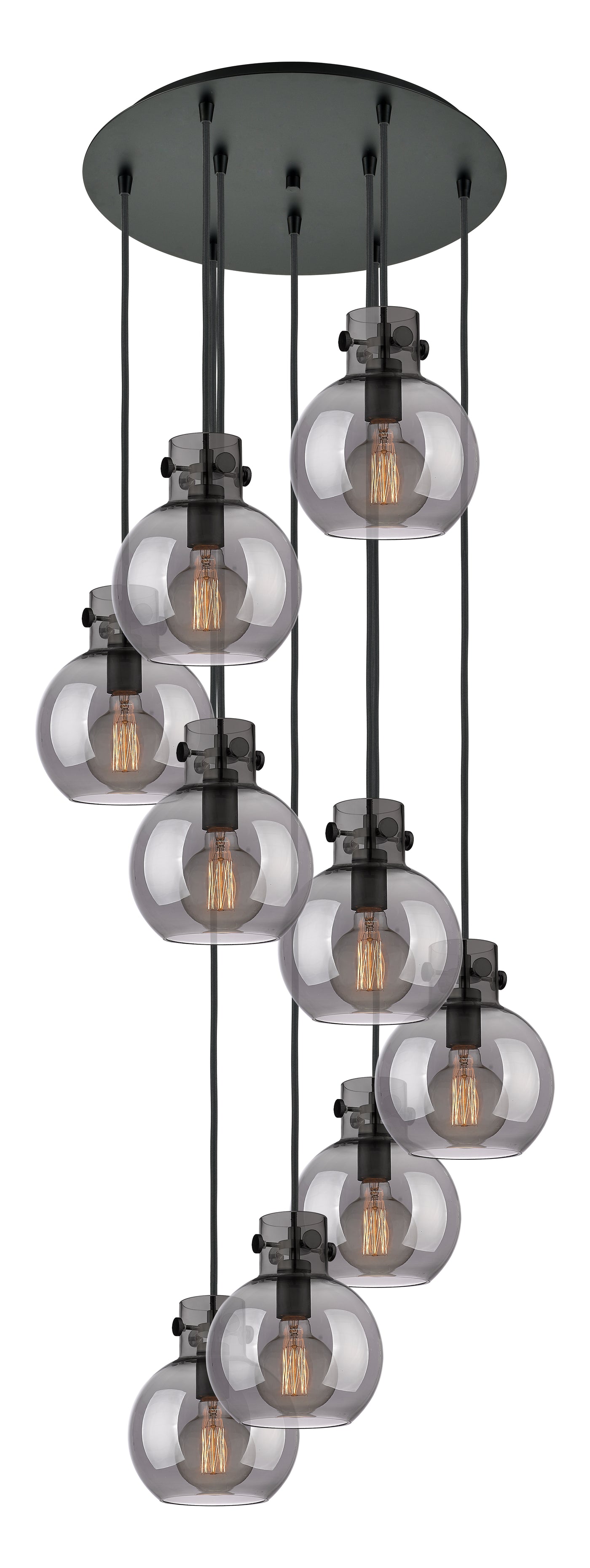 Downtown Urban Multi Pendant Brushed Brass