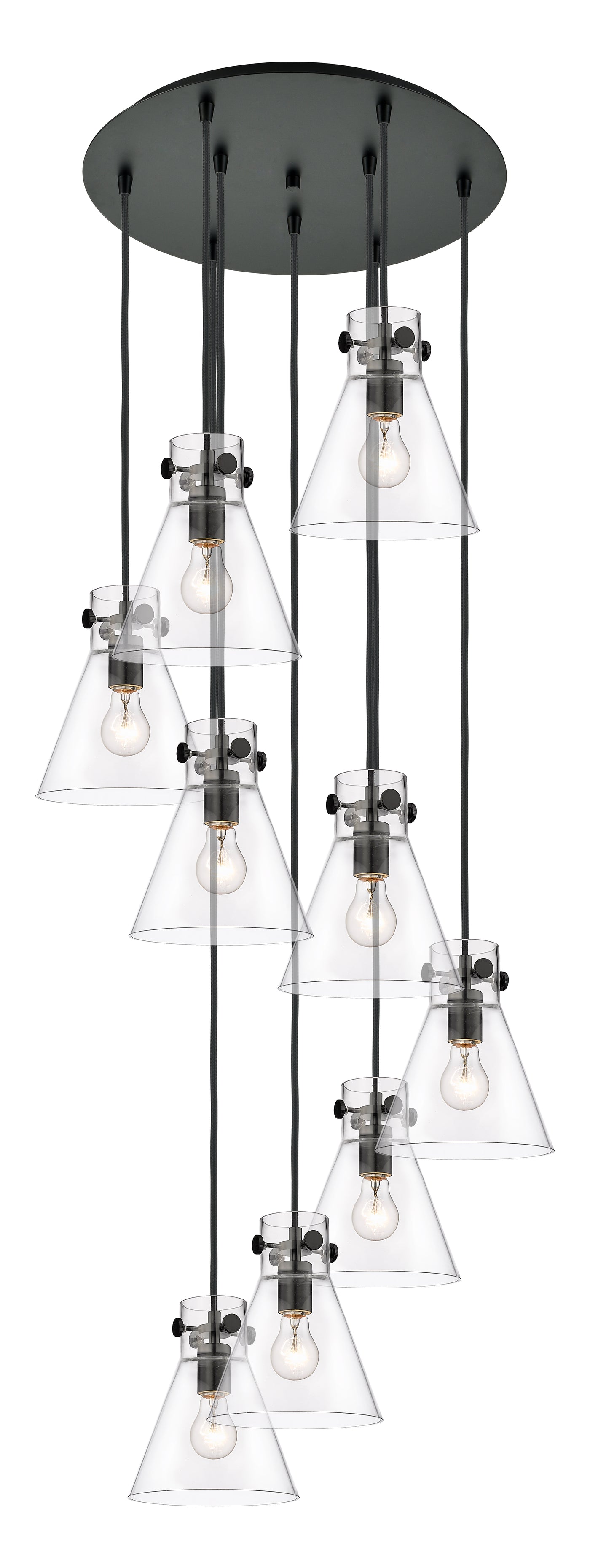 Downtown Urban Multi Pendant Brushed Brass