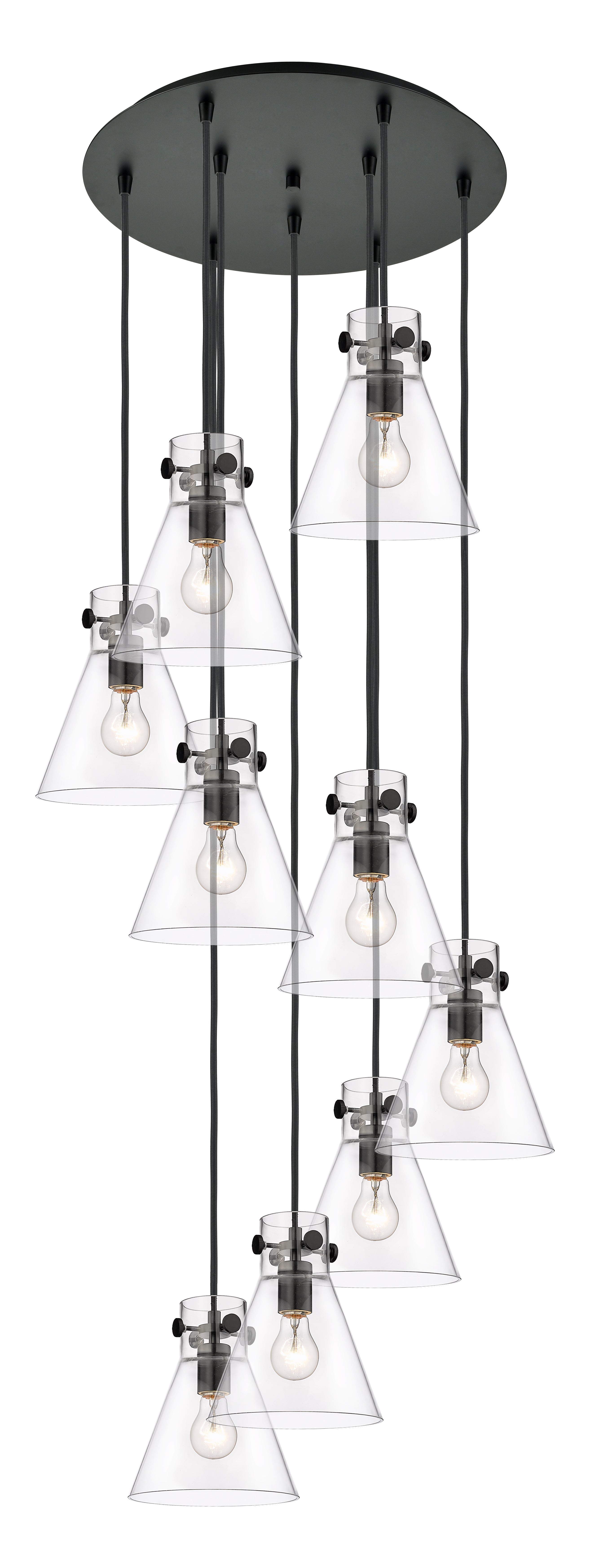 Downtown Urban Multi Pendant Brushed Brass