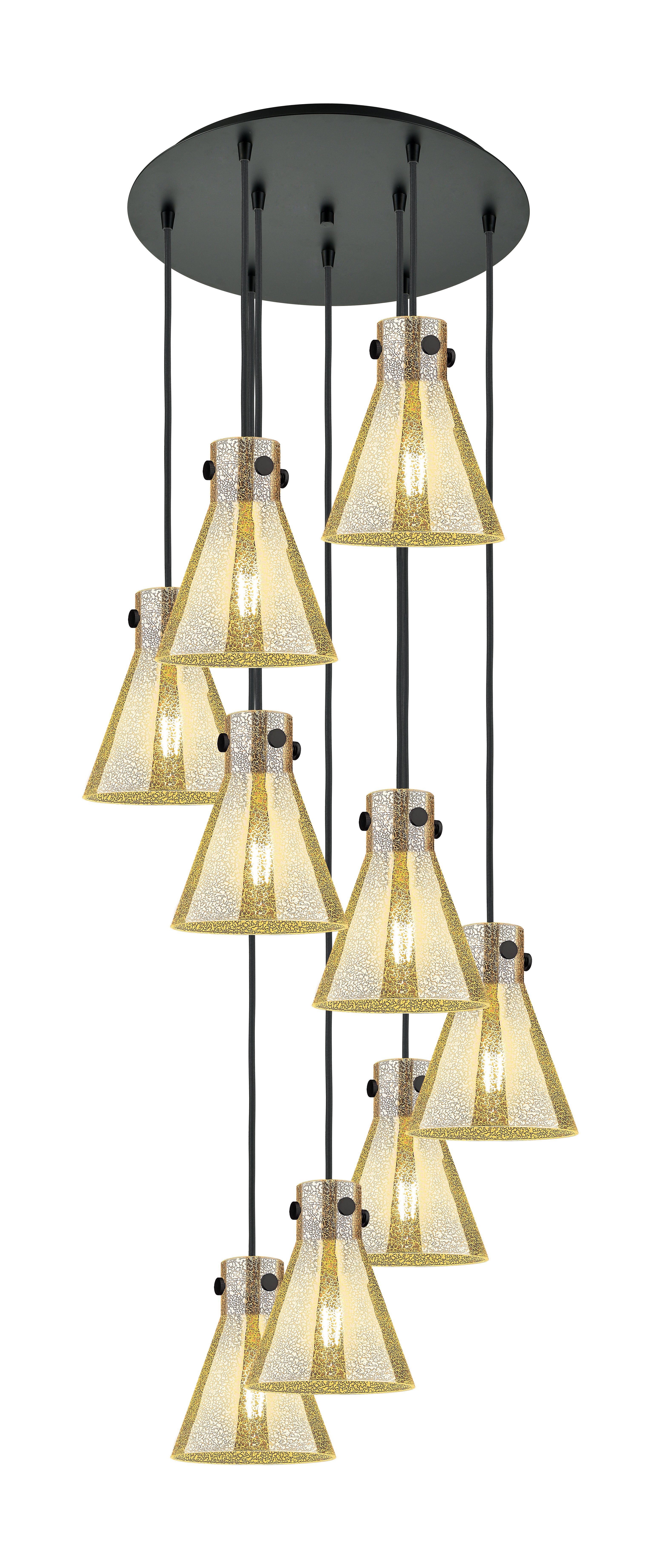 Downtown Urban Multi Pendant Brushed Brass
