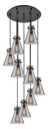 Downtown Urban Multi Pendant Brushed Brass