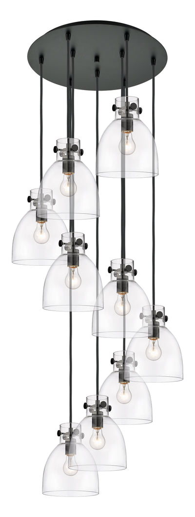 Downtown Urban Multi Pendant Brushed Brass