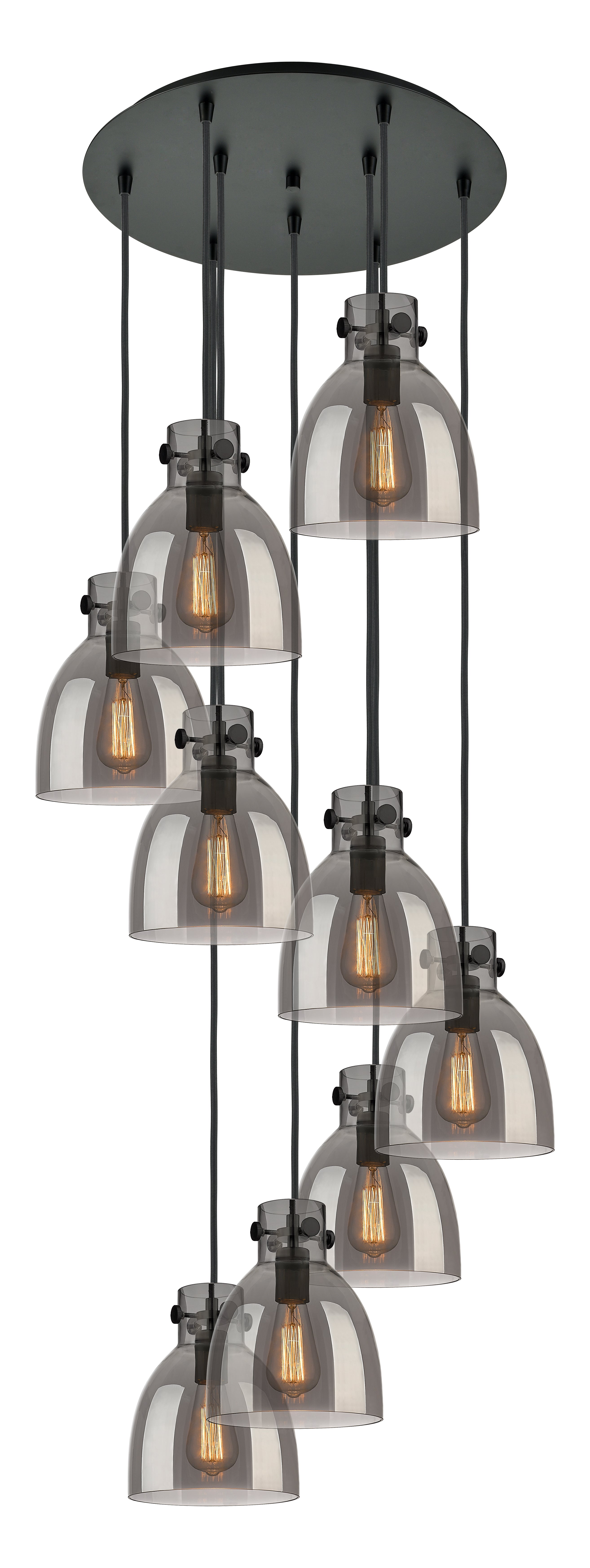 Downtown Urban Multi Pendant Brushed Brass