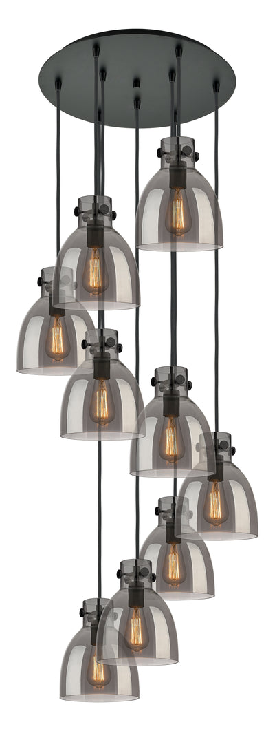 Downtown Urban Multi Pendant Brushed Brass