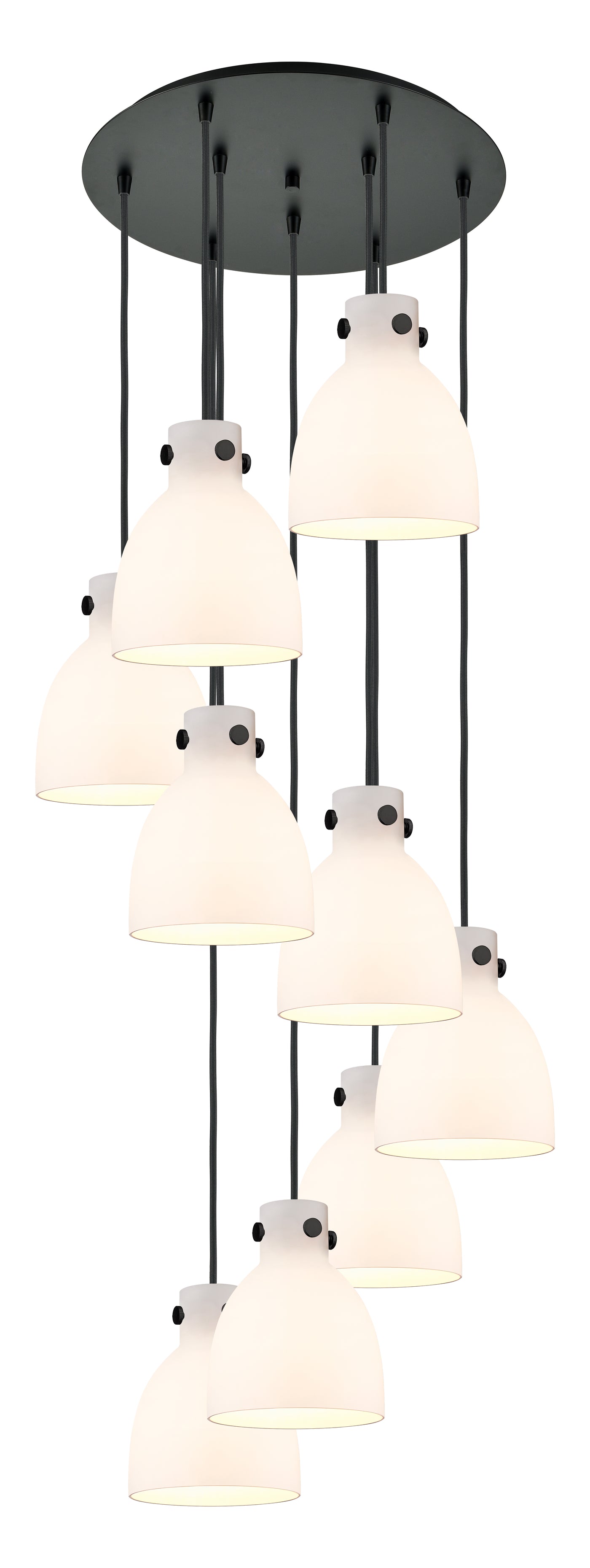 Downtown Urban Multi Pendant Brushed Brass