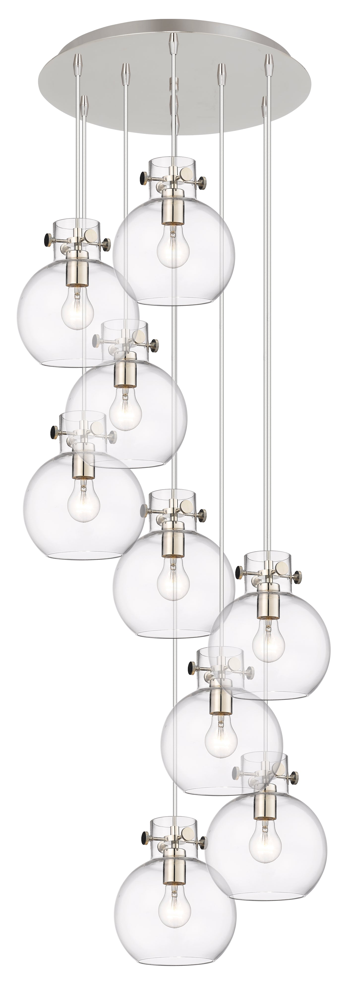 Downtown Urban Multi Pendant Brushed Brass
